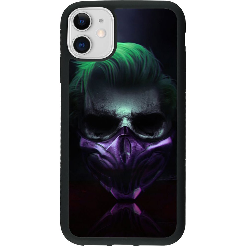 Coque iPhone 11 - Silicone rigide noir Halloween 20 21