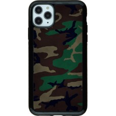 Hülle iPhone 11 Pro Max - Hybrid Armor schwarz Camouflage 3