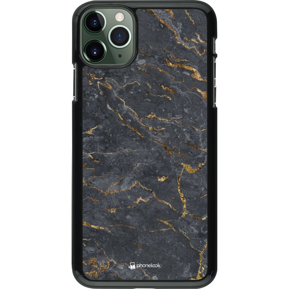 Coque iPhone 11 Pro Max - Grey Gold Marble