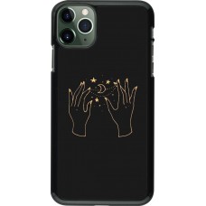 Coque iPhone 11 Pro Max - Grey magic hands