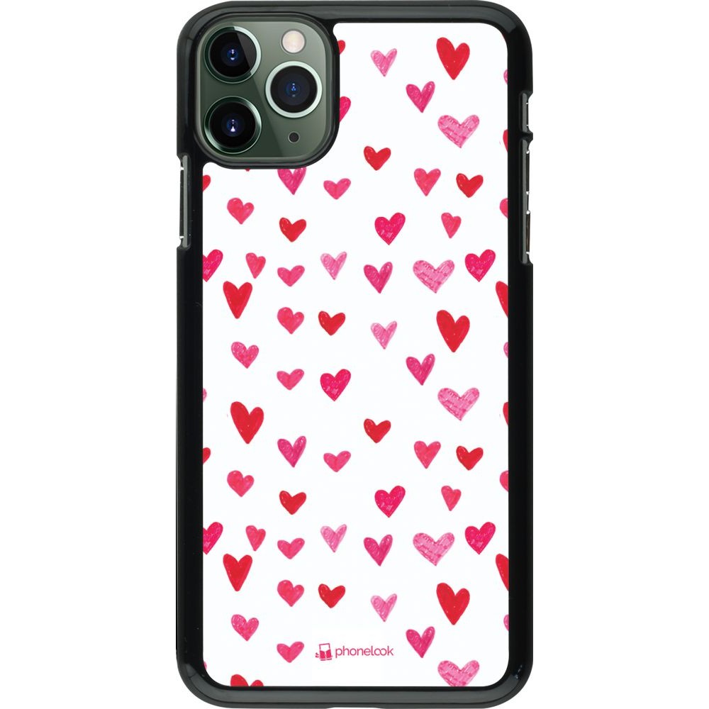 Coque iPhone 11 Pro Max - Valentine 2022 Many pink hearts