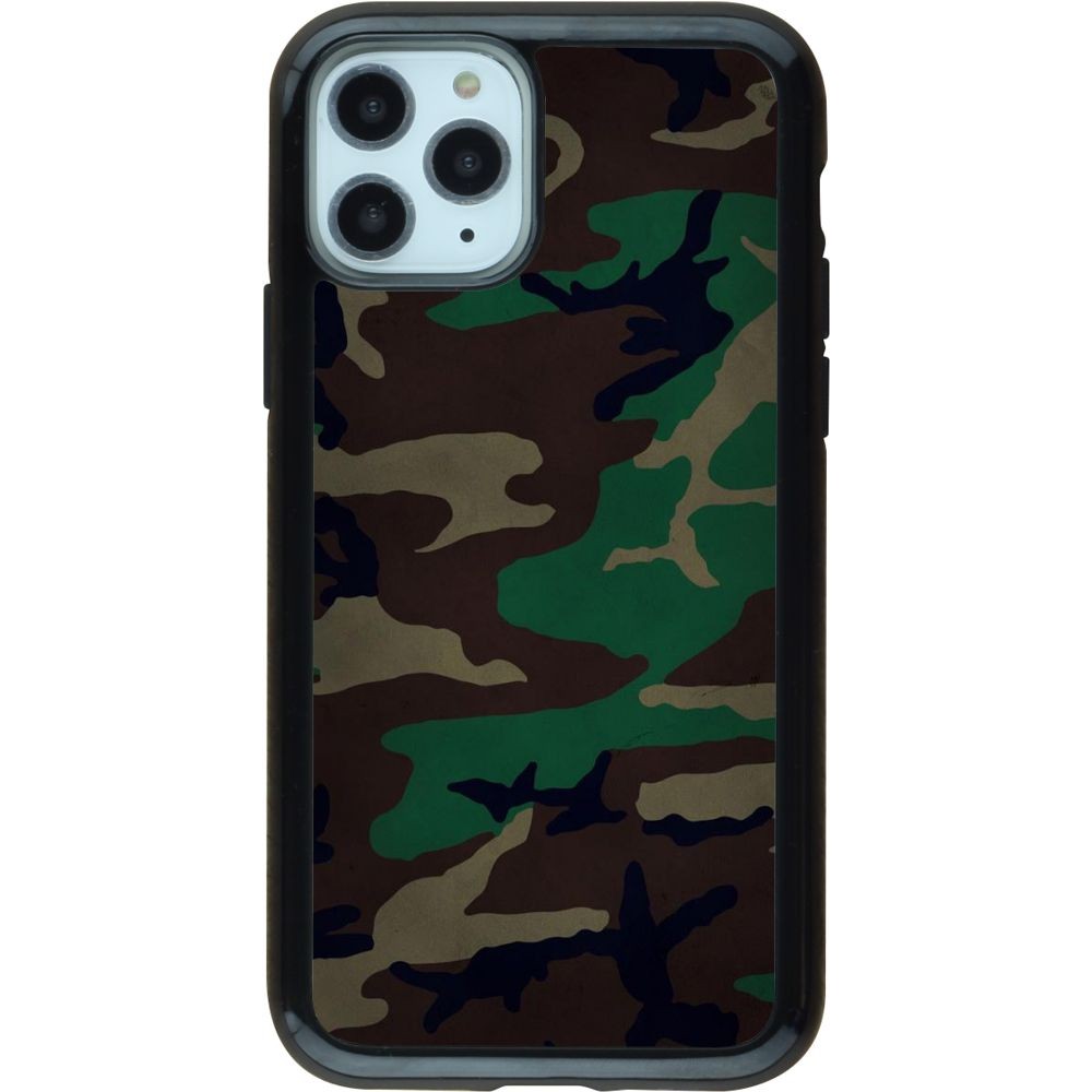 Coque iPhone 11 Pro - Hybrid Armor noir Camouflage 3