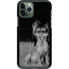 Coque iPhone 11 Pro - Angry lions