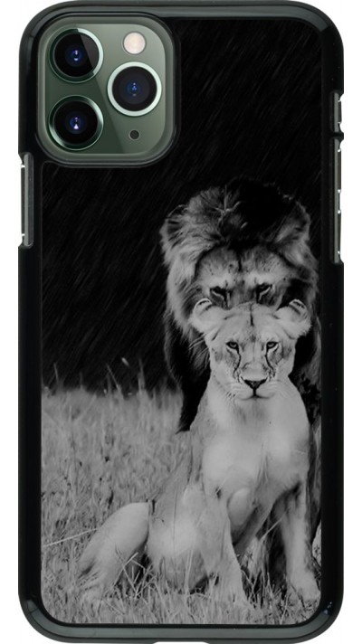 Coque iPhone 11 Pro - Angry lions