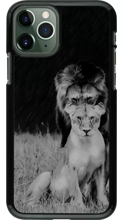 Coque iPhone 11 Pro - Angry lions