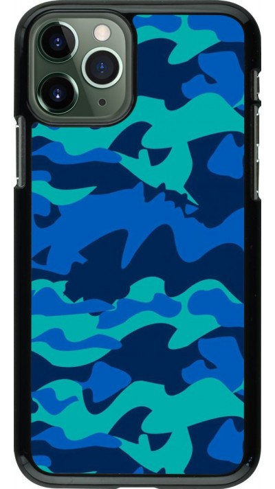 Coque iPhone 11 Pro - Camo Blue