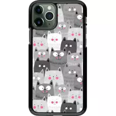 Coque iPhone 11 Pro - Chats gris troupeau
