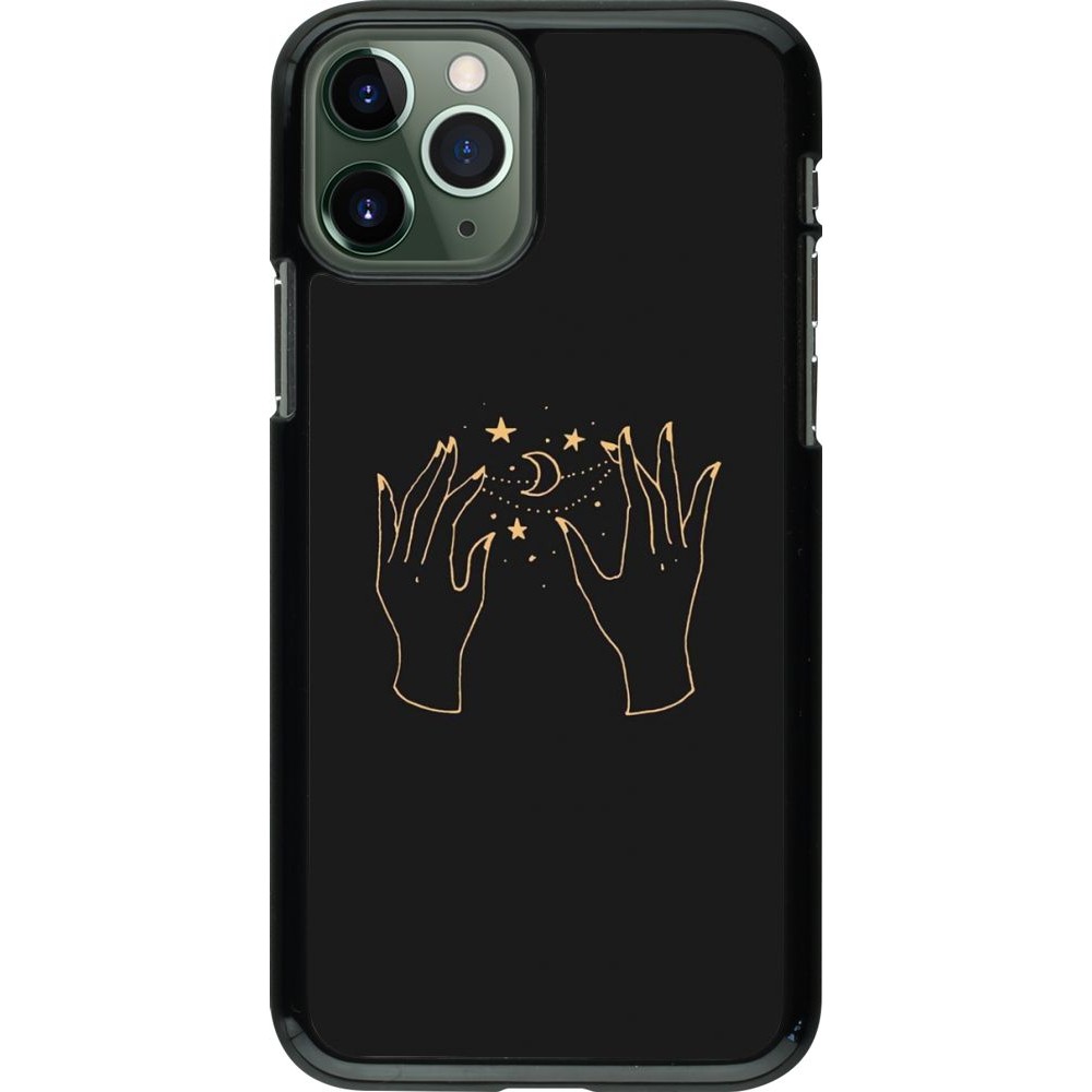 Coque iPhone 11 Pro - Grey magic hands