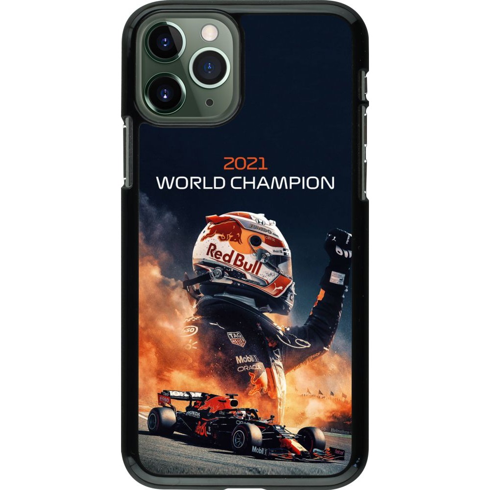 Coque iPhone 11 Pro - Max Verstappen 2021 World Champion