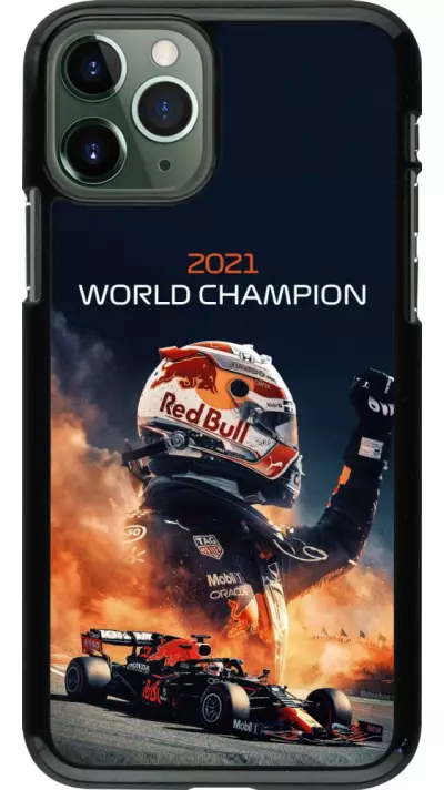 Coque iPhone 11 Pro - Max Verstappen 2021 World Champion