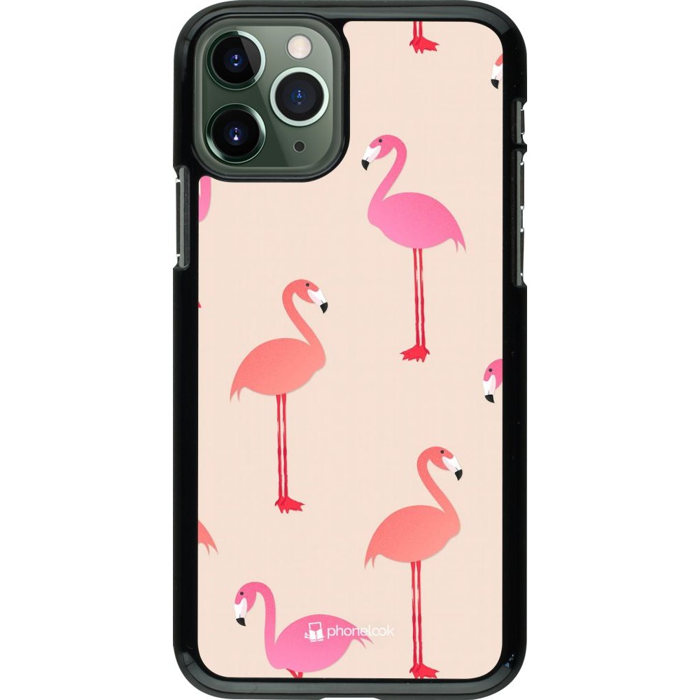 Coque iPhone 11 Pro - Pink Flamingos Pattern