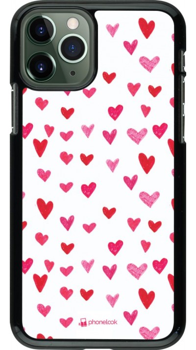 Coque iPhone 11 Pro - Valentine 2022 Many pink hearts