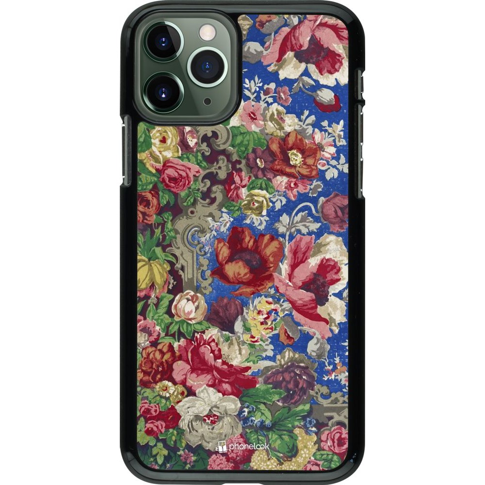 Coque iPhone 11 Pro - Vintage Art Flowers