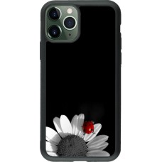 Hülle iPhone 11 Pro - Silikon schwarz Black and white Cox