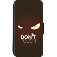 Coque iPhone 11 Pro - Wallet noir Angry Dont Touch