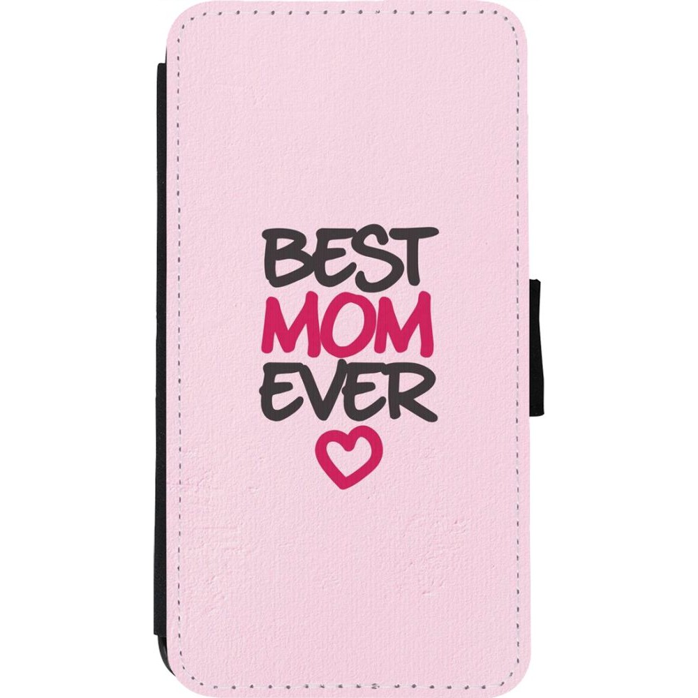 Coque iPhone 11 Pro - Wallet noir Best Mom Ever 2