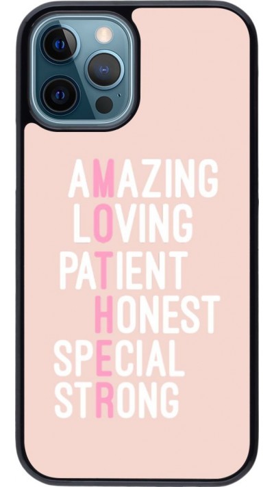 Coque iPhone 12 / 12 Pro - Amazing Mom 2022