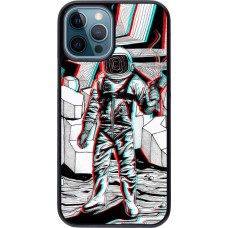 Hülle iPhone 12 / 12 Pro - Anaglyph Astronaut