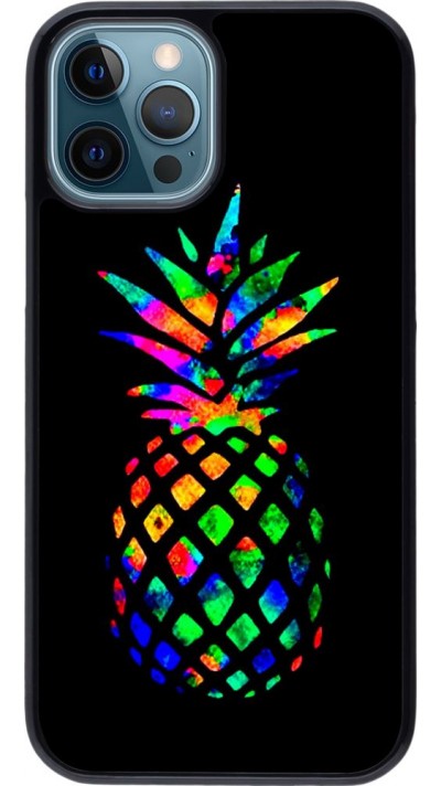 Coque iPhone 12 / 12 Pro - Ananas Multi-colors