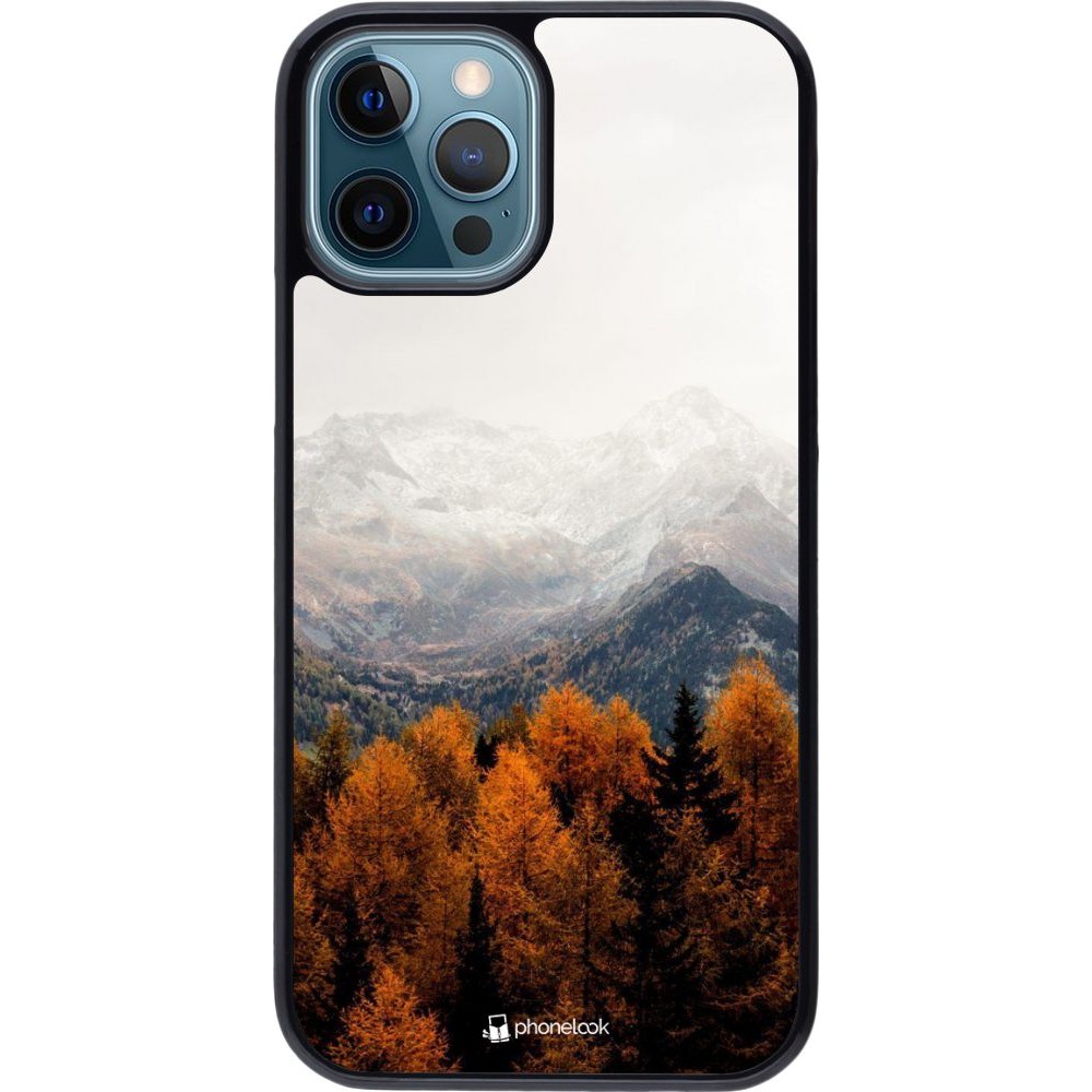 Coque iPhone 12 / 12 Pro - Autumn 21 Forest Mountain