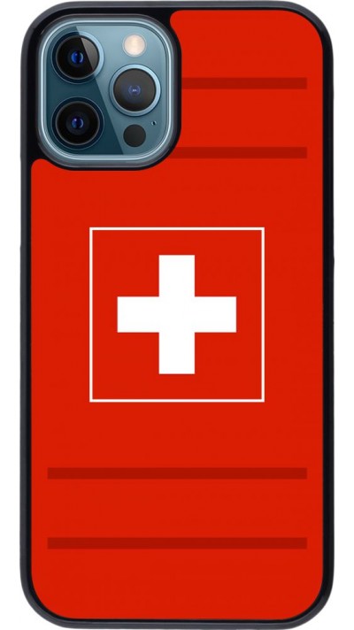Coque iPhone 12 / 12 Pro - Euro 2020 Switzerland