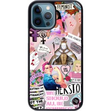 Coque iPhone 12 / 12 Pro - Girl Power Collage