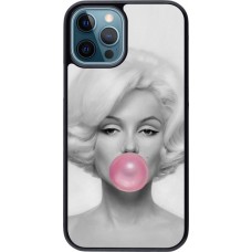 Coque iPhone 12 / 12 Pro - Marilyn Bubble