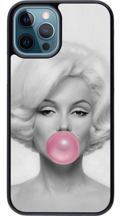 Coque iPhone 12 / 12 Pro - Marilyn Bubble