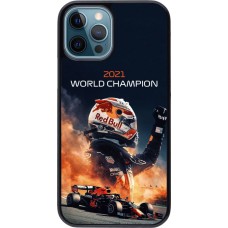 Coque iPhone 12 / 12 Pro - Max Verstappen 2021 World Champion