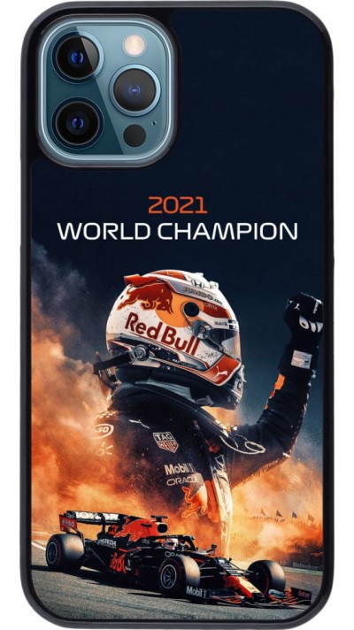 Coque iPhone 12 / 12 Pro - Max Verstappen 2021 World Champion