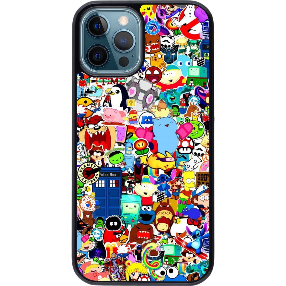 Coque iPhone 12 / 12 Pro - Mixed cartoons