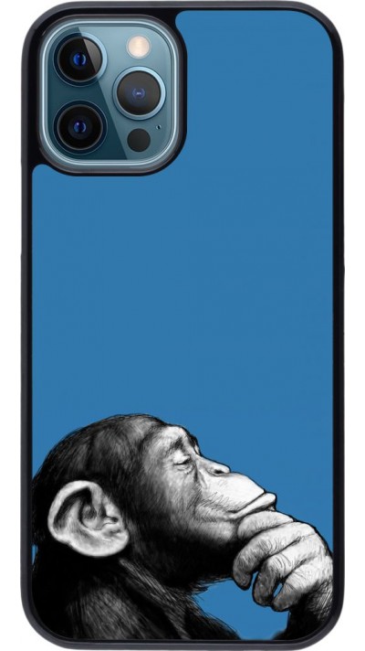 Coque iPhone 12 / 12 Pro - Monkey Pop Art