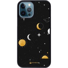 Coque iPhone 12 / 12 Pro - Space Vect- Or