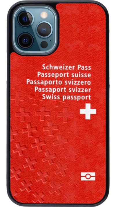 Hülle iPhone 12 / 12 Pro - Swiss Passport