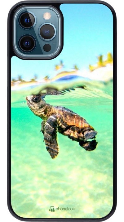 Coque iPhone 12 / 12 Pro - Turtle Underwater