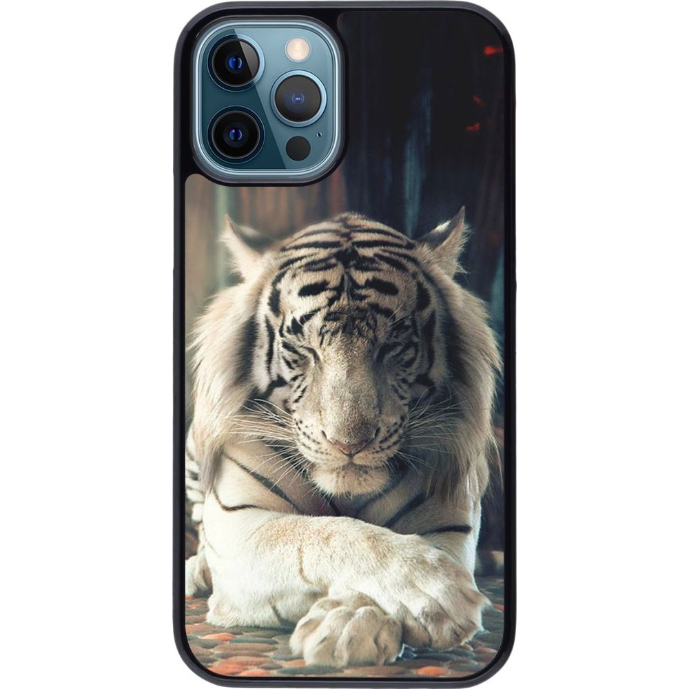 Coque iPhone 12 / 12 Pro - Zen Tiger