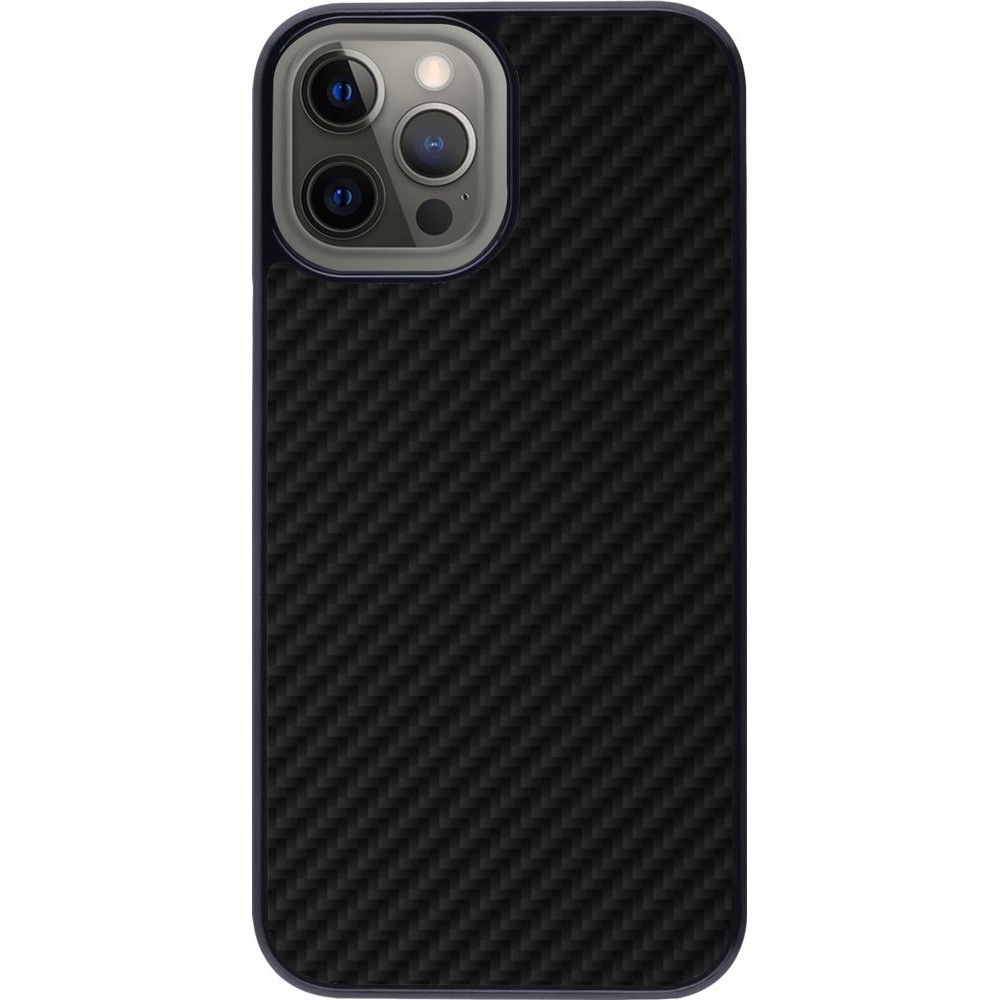 Coque iPhone 12 Pro Max - Carbon Basic