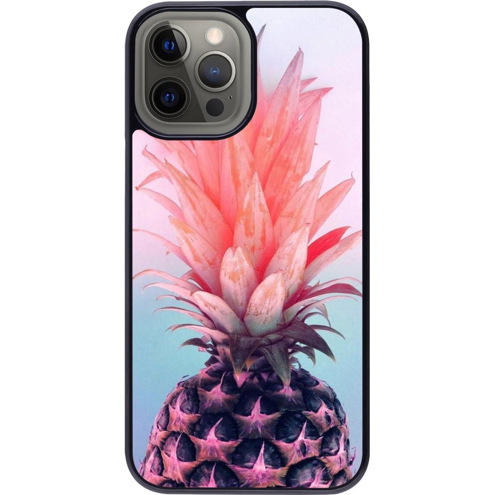 Coque iPhone 12 Pro Max - Purple Pink Pineapple