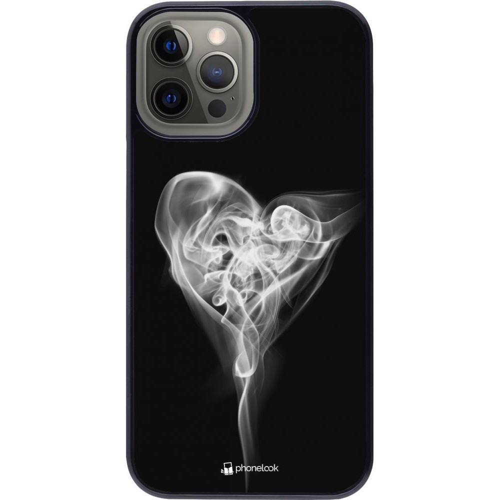 Coque iPhone 12 Pro Max - Valentine 2022 Black Smoke