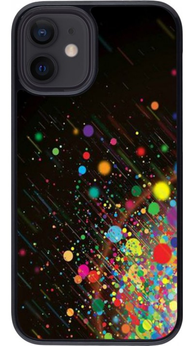 Coque iPhone 12 mini - Abstract bubule lines