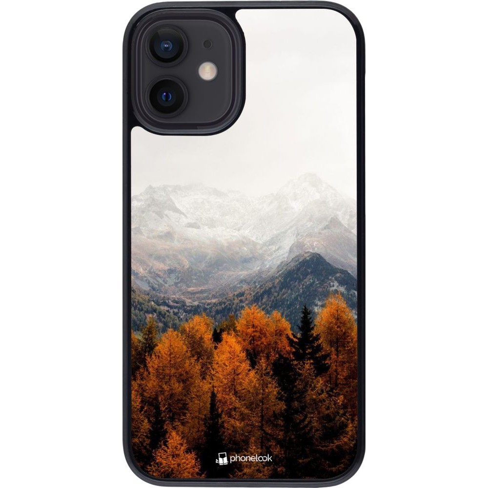 Coque iPhone 12 mini - Autumn 21 Forest Mountain
