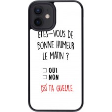 Coque iPhone 12 mini - Bonne humeur matin