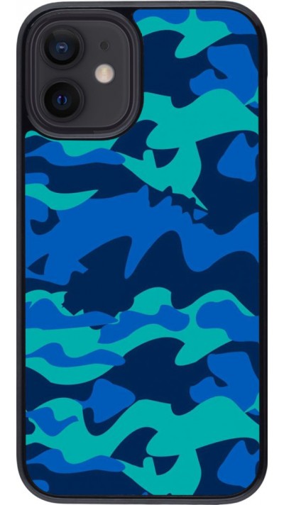 Hülle iPhone 12 mini - Camo Blue