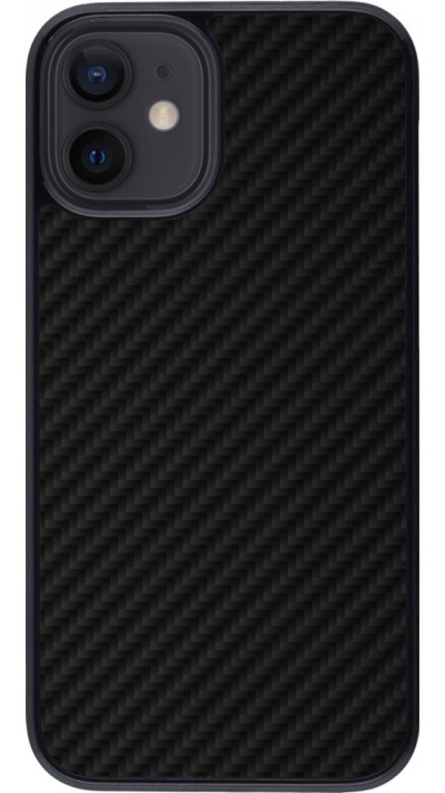 Coque iPhone 12 mini - Carbon Basic