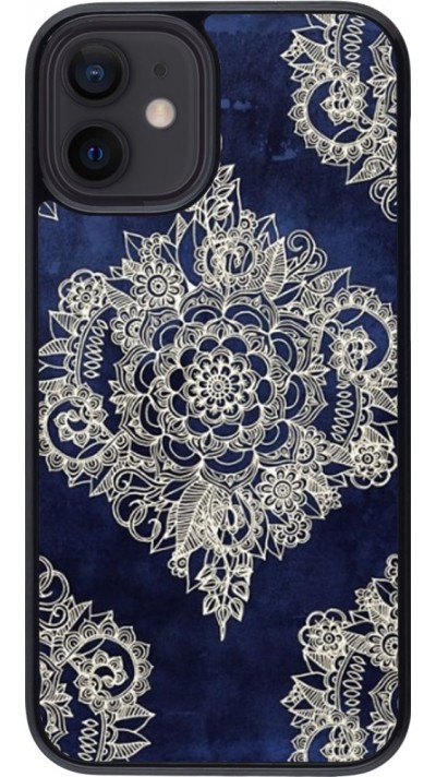 Coque iPhone 12 mini - Cream Flower Moroccan