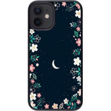 Hülle iPhone 12 mini - Flowers space
