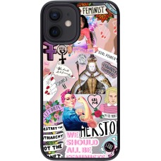 Coque iPhone 12 mini - Girl Power Collage