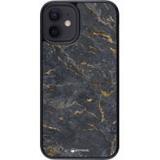 Hülle iPhone 12 mini - Grey Gold Marble