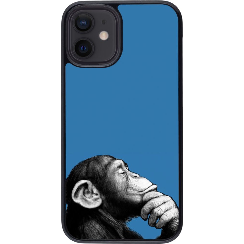Hülle iPhone 12 mini - Monkey Pop Art