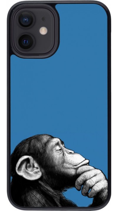 Coque iPhone 12 mini - Monkey Pop Art